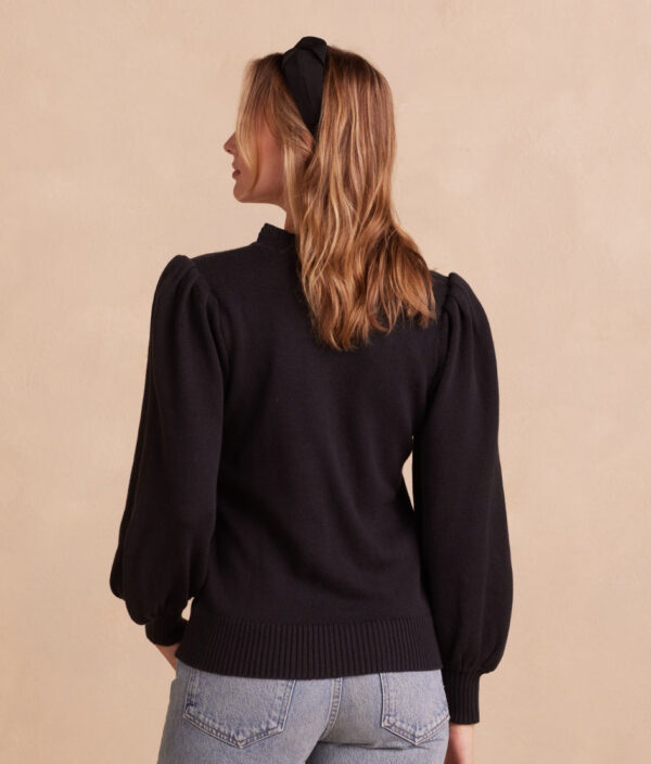 The Year-Round Balloon Sleeve Pompom Sweater - Image 3